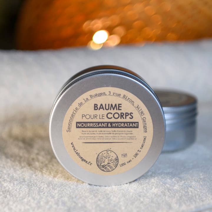 Balsamo per il corpo al burro di karitè per la vendita all'ingrosso da parte di Savonnerie de la Buèges