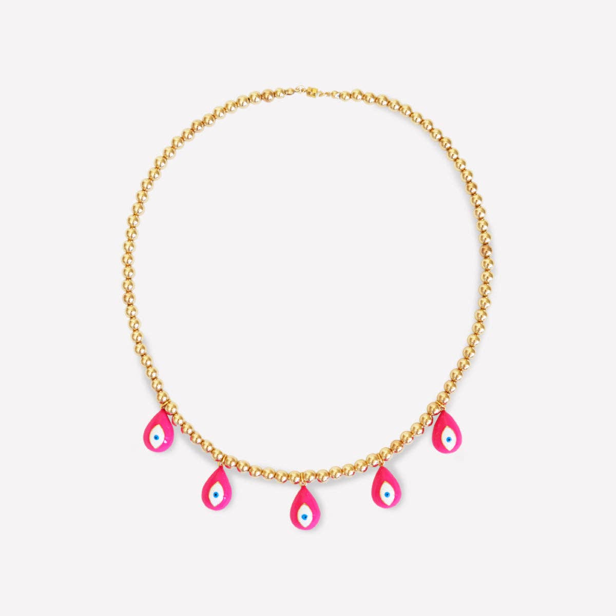 22 Jewelry - Wholesale Pendant/Charm Necklace - RANIA EYE NECKLACE 6MM8