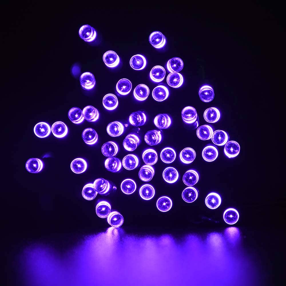 Perfect Holiday - Wholesale String Lights - 30 LED String Light Battery Operated - Black Wire - Purple0