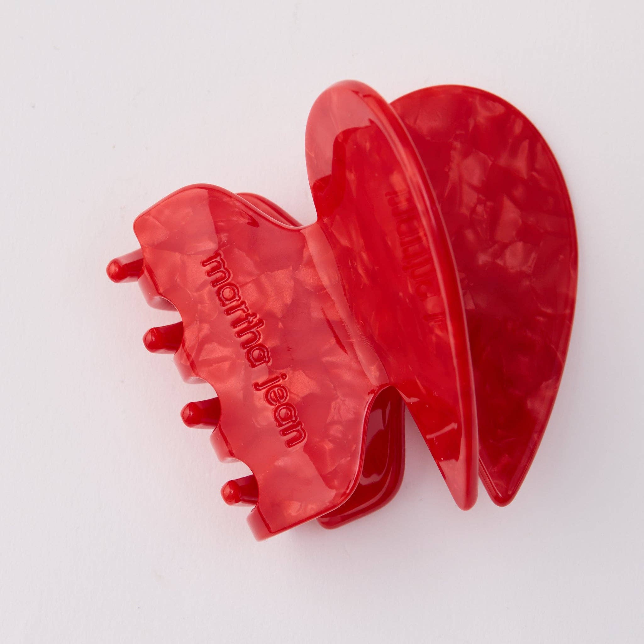 Martha Jean - Wholesale Hair clip – Women’s - Heart Hair Clip - Red1