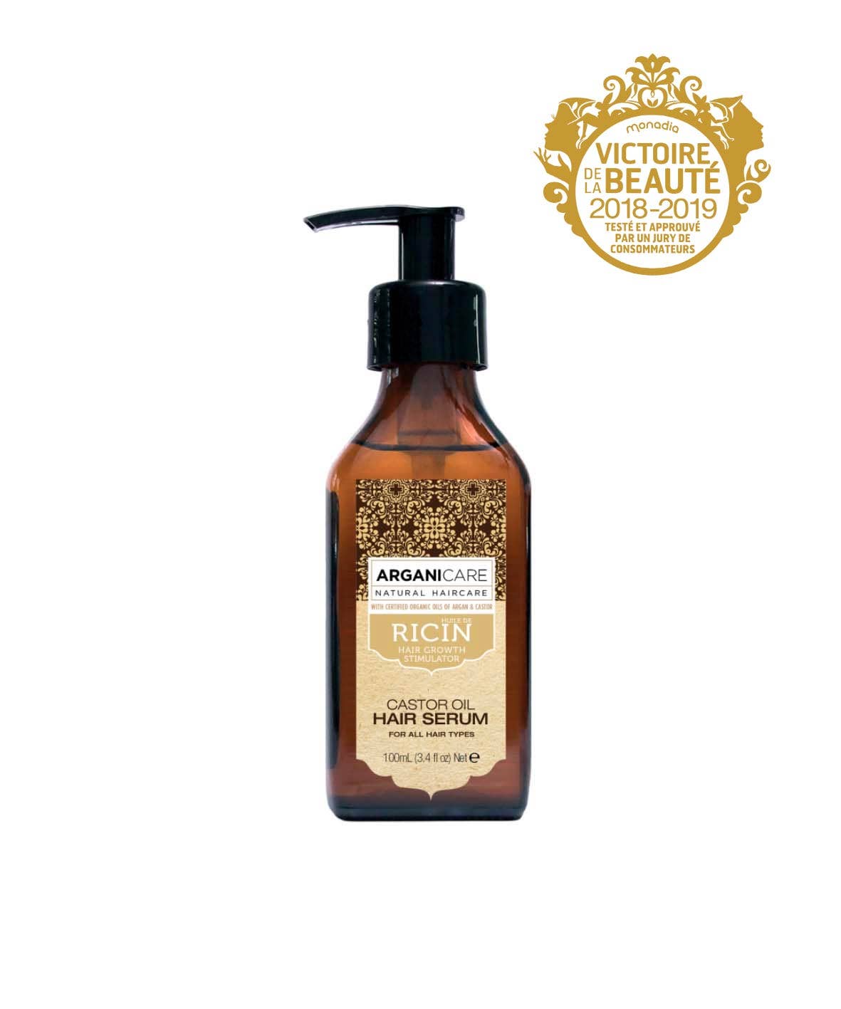 ARGANICARE - Wholesale Hair Serum - Protective vitamin serum with castor oil1