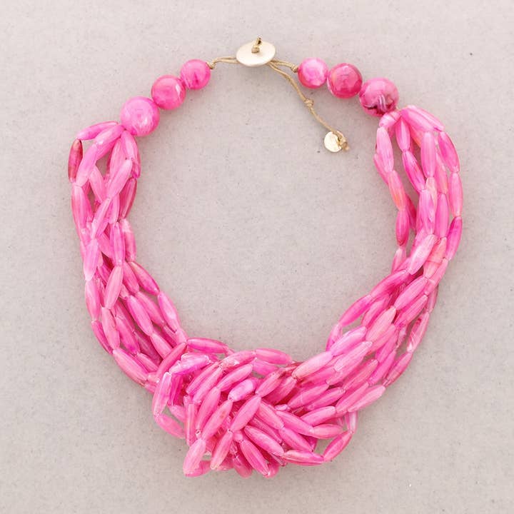 Sonata - Wholesale Beaded/Pearl Necklace - Resin Beaded Necklace6