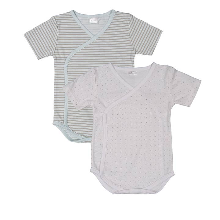 2 Packungen Kurzarm-Babybody für den Großhandel von FRANK HERMANOS