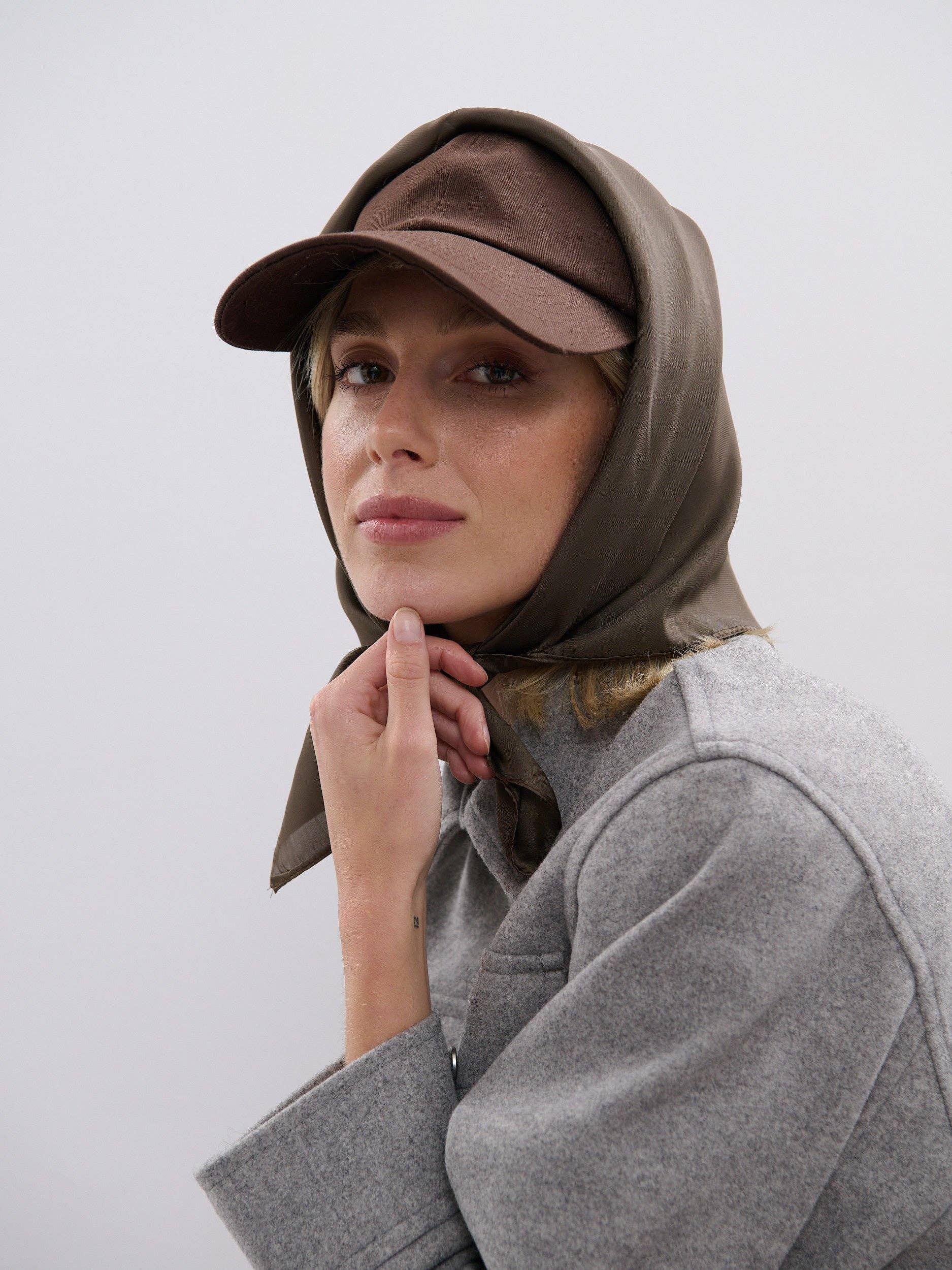 Angels Whisper Accessories - Wholesale Bandana – Women's - Mocha Plain Bandana2