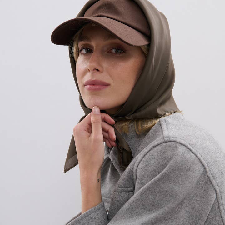 Angels Whisper Accessories - Wholesale Bandana – Women's - Mocha Plain Bandana2