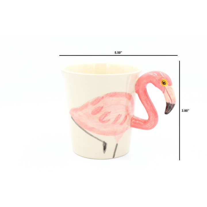 Art Floral Trading LLC - Wholesale Coffee Mug - MUG240 Flamingo bird mug 10 oz