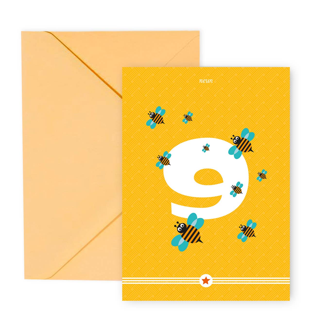 My Cute Monsters - Wholesale Birthday Card - ninth birthday greeting card0