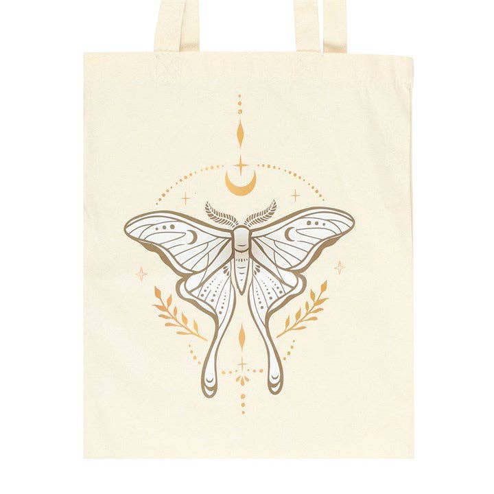 Something Different Wholesale - Wholesale Tote Bag - Women's - Light Luna Moth Polycotton Tote Bag2