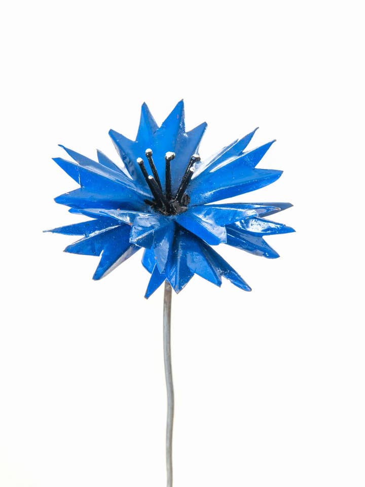 METAL CORNFLOWER for wholesale by Zimba-Arts
