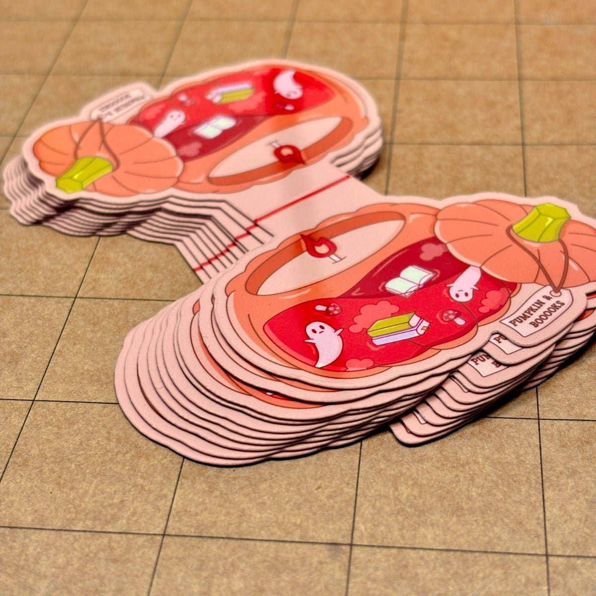 Stickiply - Wholesale Bookmark - Pumpkin & Books | Magnetic Bookmark1