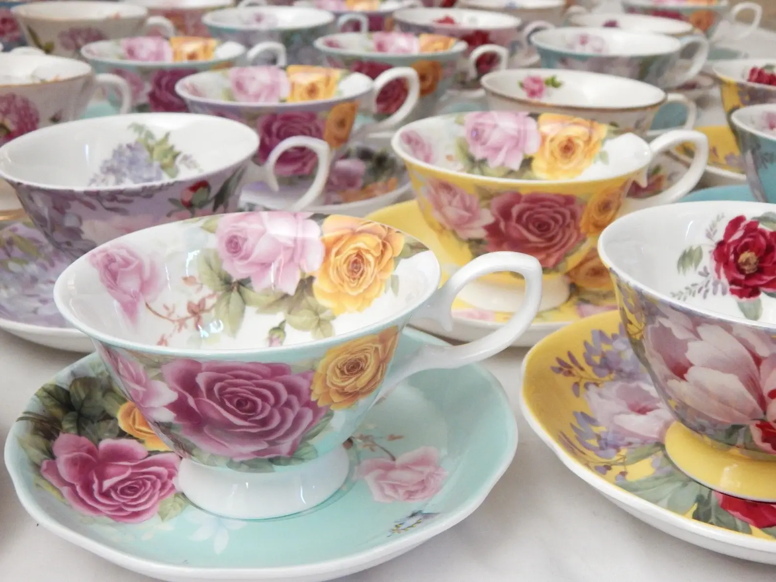 All Little Cute Things - Wholesale Coffee/Tea Cup - Mismatched teacups for Tea party, Wedding Event Planner1
