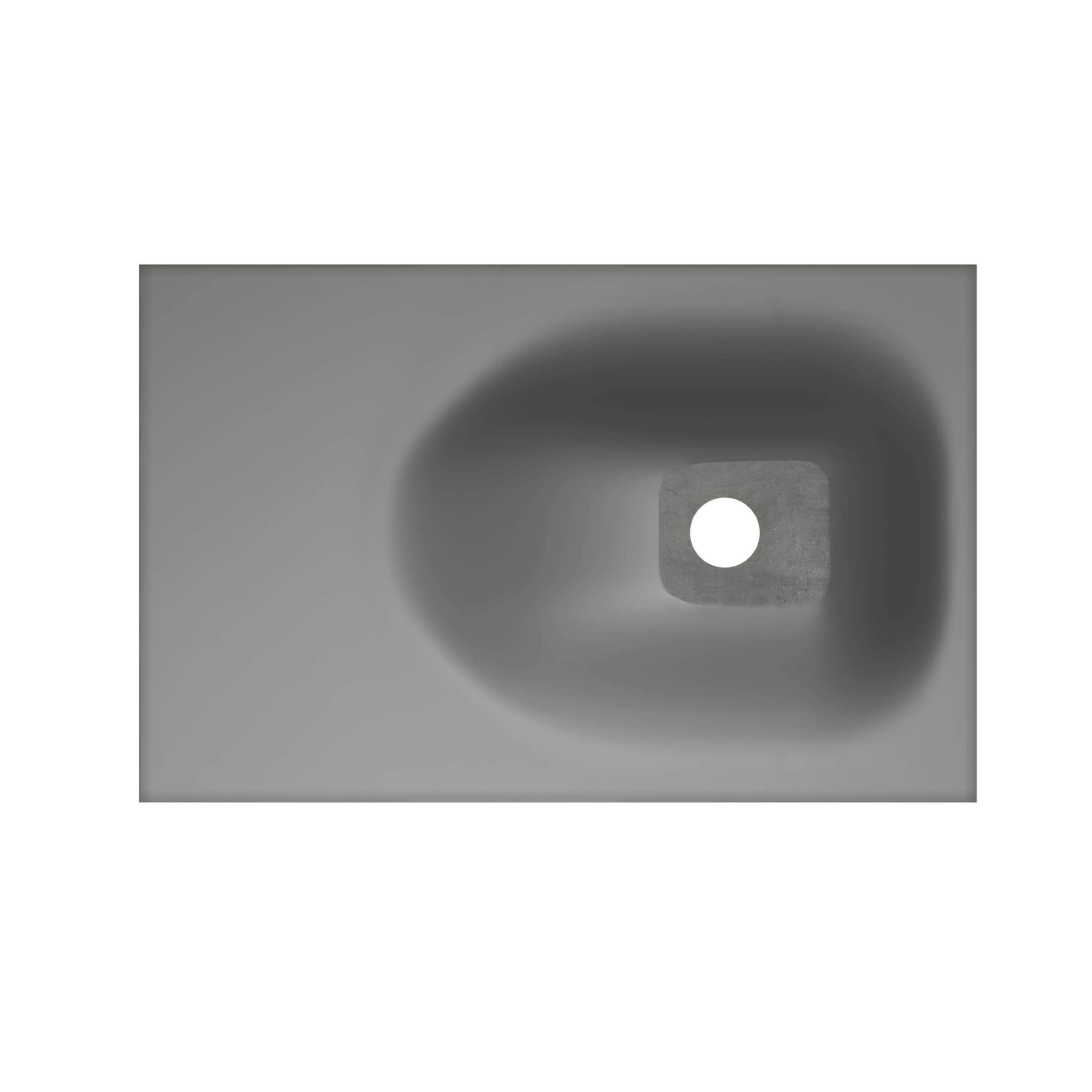 Swiss Madison - Wholesale Bathroom Accessory Set - Lisse 24" Rectangle Concrete Wall-Mount Bathroom Sink7