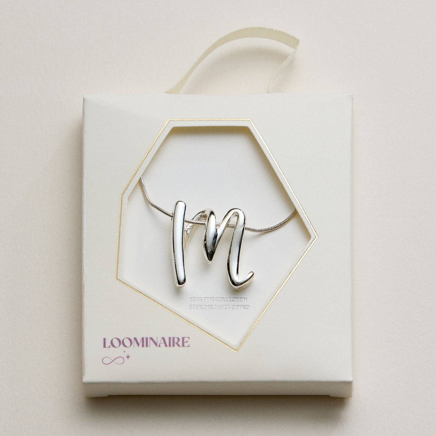 Frem - Wholesale Pendant/Charm Necklace - A Set of 16 Letters Gold Dipped Necklace – Gold & Silver Alphabet Charm Jewelry80