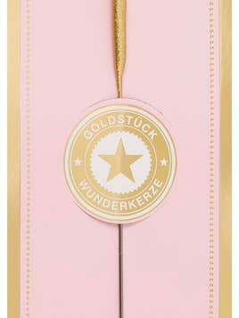 Y - Gold/Pink - Gold Piece - Wondercandle® Classic for wholesale by Wondercandle