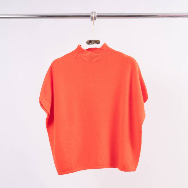 Cecile Wang - Wholesale Knit Sweater - Women's - Sleeveless high-neck top YF570339