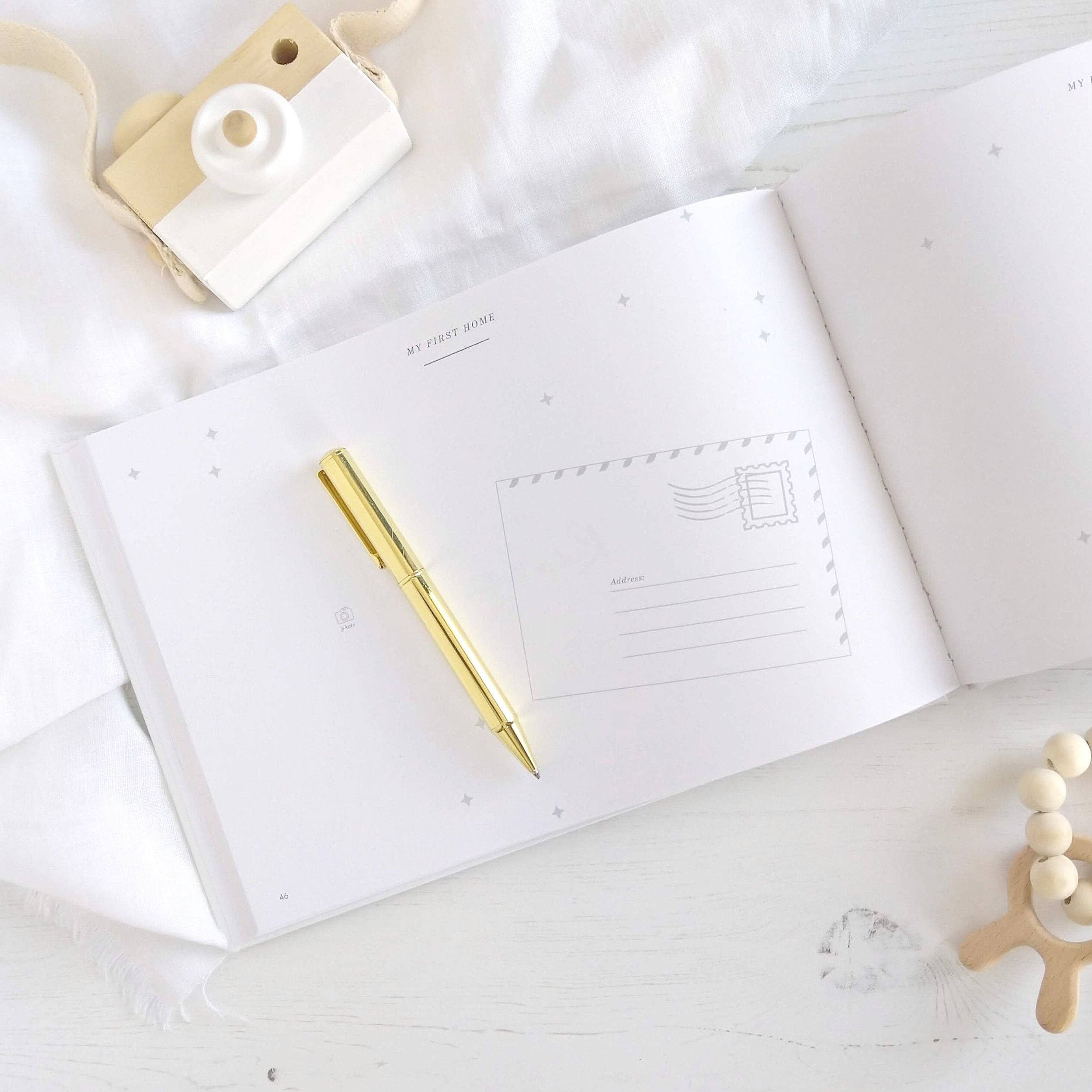 Blush And Gold - Wholesale Memory Book - Kids & Baby - Baby Memory Book - Safari (Cloth) - new parents keepsake15