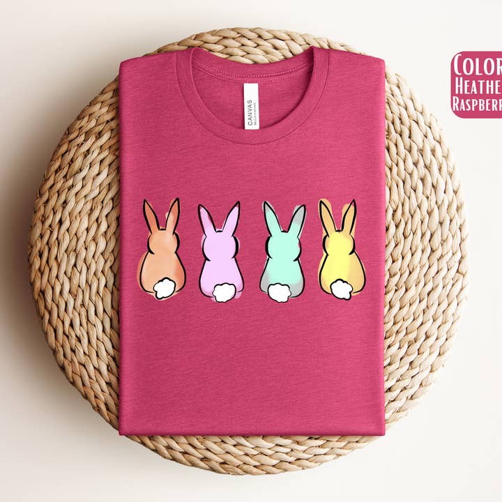 Pastel Easter Bunnies Shirt - Easter Shirt for wholesale by The Shirt Company