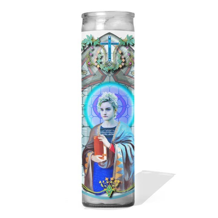 Ruth Langmore Celebrity Prayer Candle for wholesale by Calm Down Caren