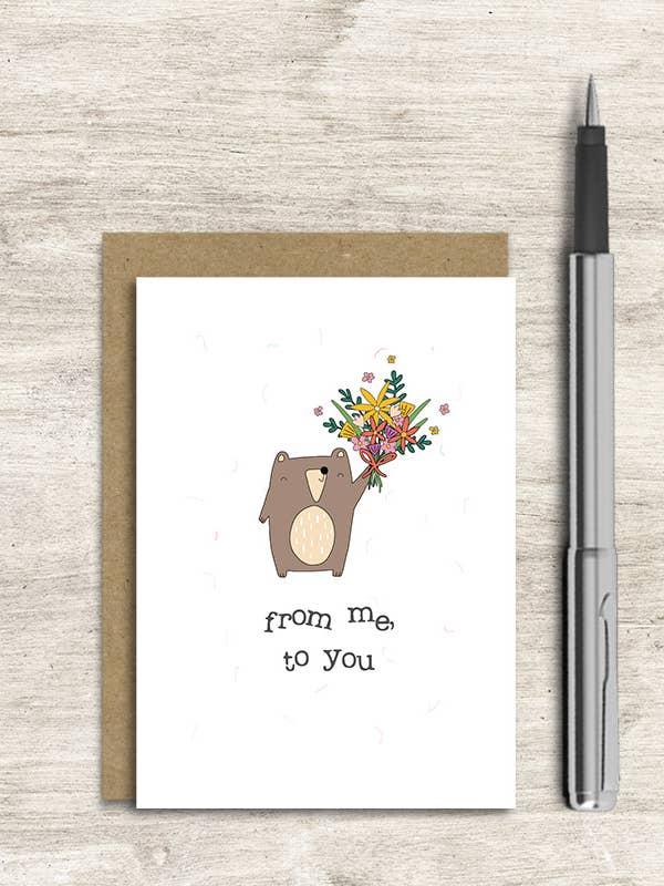 MINI CARD FRIENDSHIP ME TO YOU DAND for wholesale by Notes & Queries, Inc.
