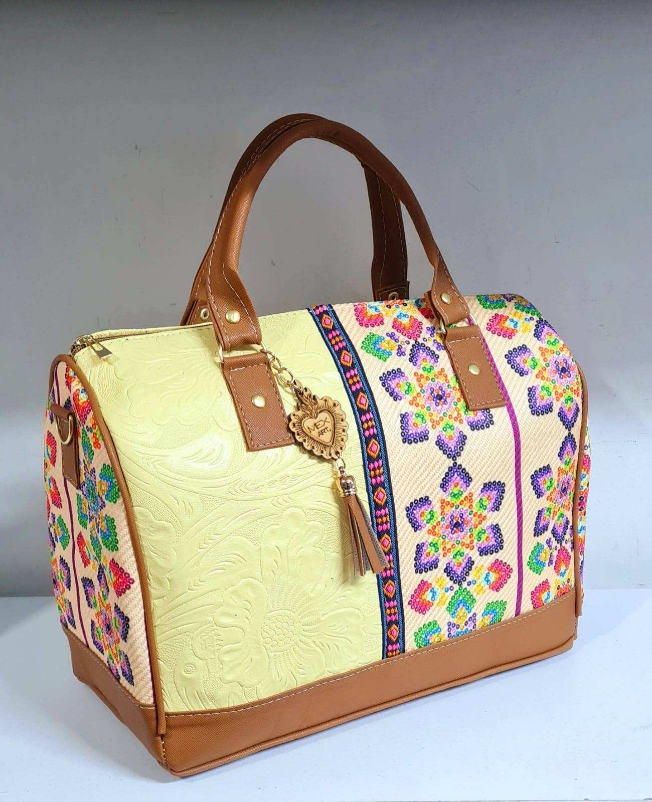 GMCE Global Trading, LLC - Wholesale Satchel - Women's - Artisan Handcrafted Satchel Embroidered Jute Bag3