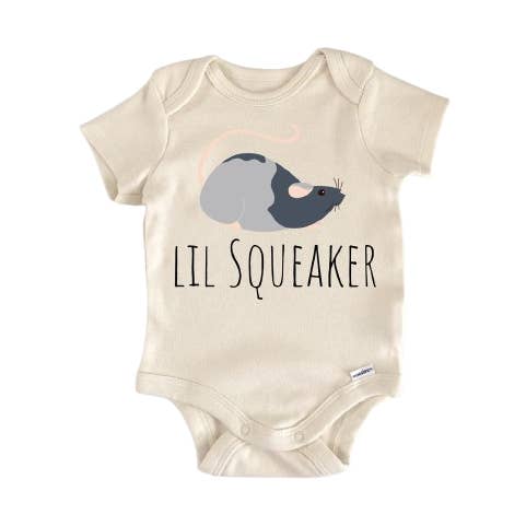 Rat Mouse - Baby Boy Girl Clothes Infant Bodysuit Funny Cute Newborn for wholesale by North Fork Forager LLC