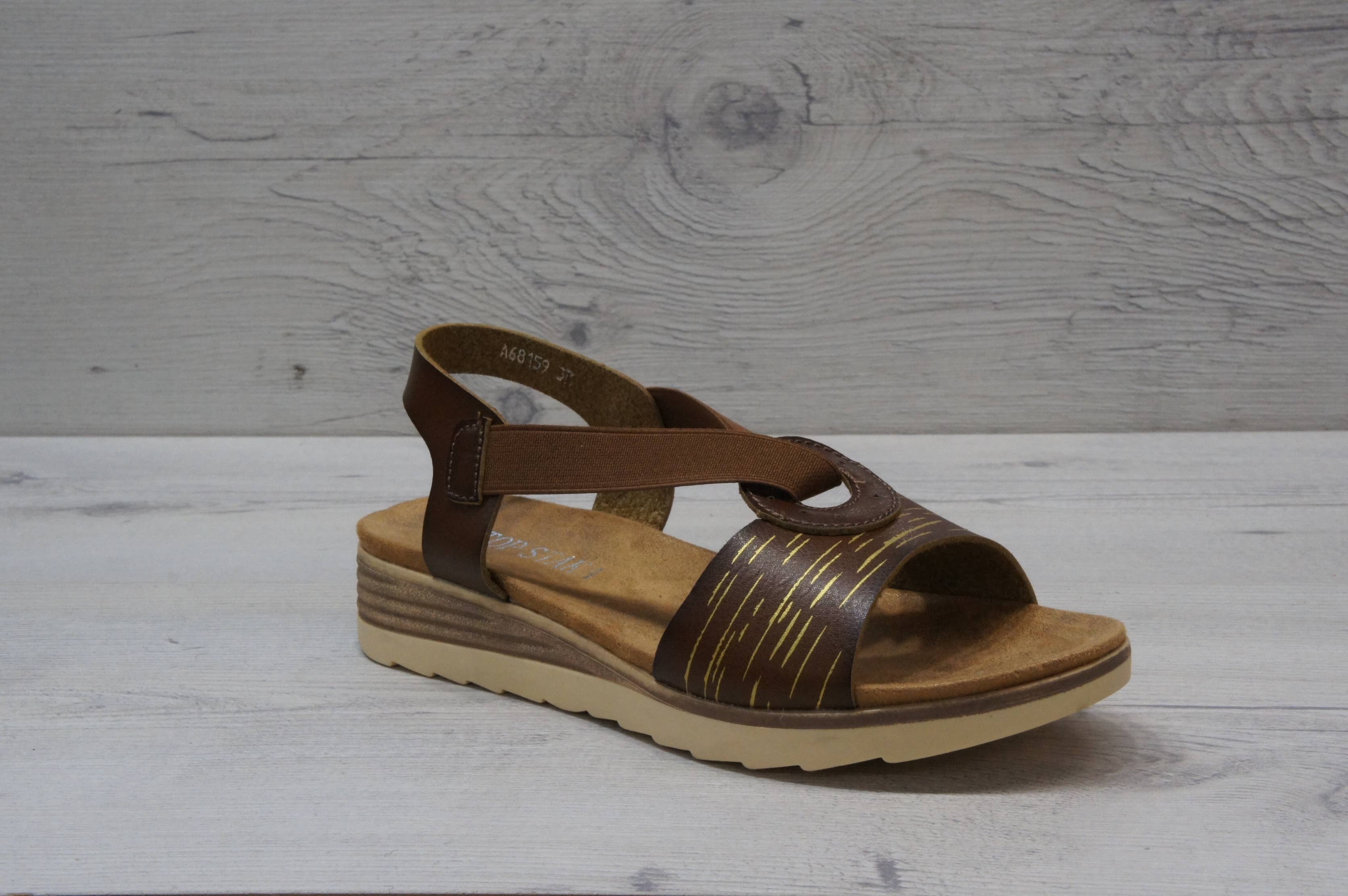 Top Staka – wholesale Sandals – Women's – A68159 Women's Plain Simple Circular Elastic Strap Sandals23