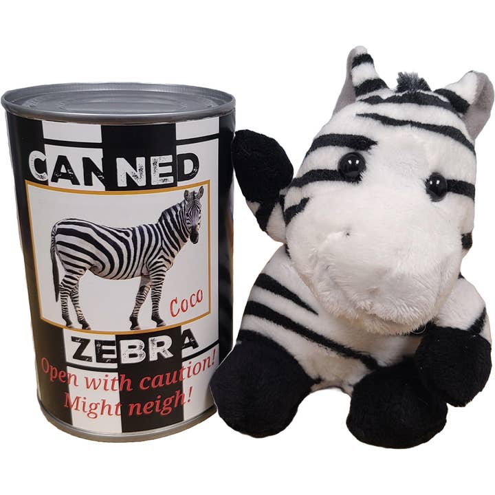 Coco the Canned Zebra - Stuffed Animal Plush w/Funny Jokes and other Purchase Wholesale zebra plush. Free Returns & Net 60 Terms on Faire trending on Faire.