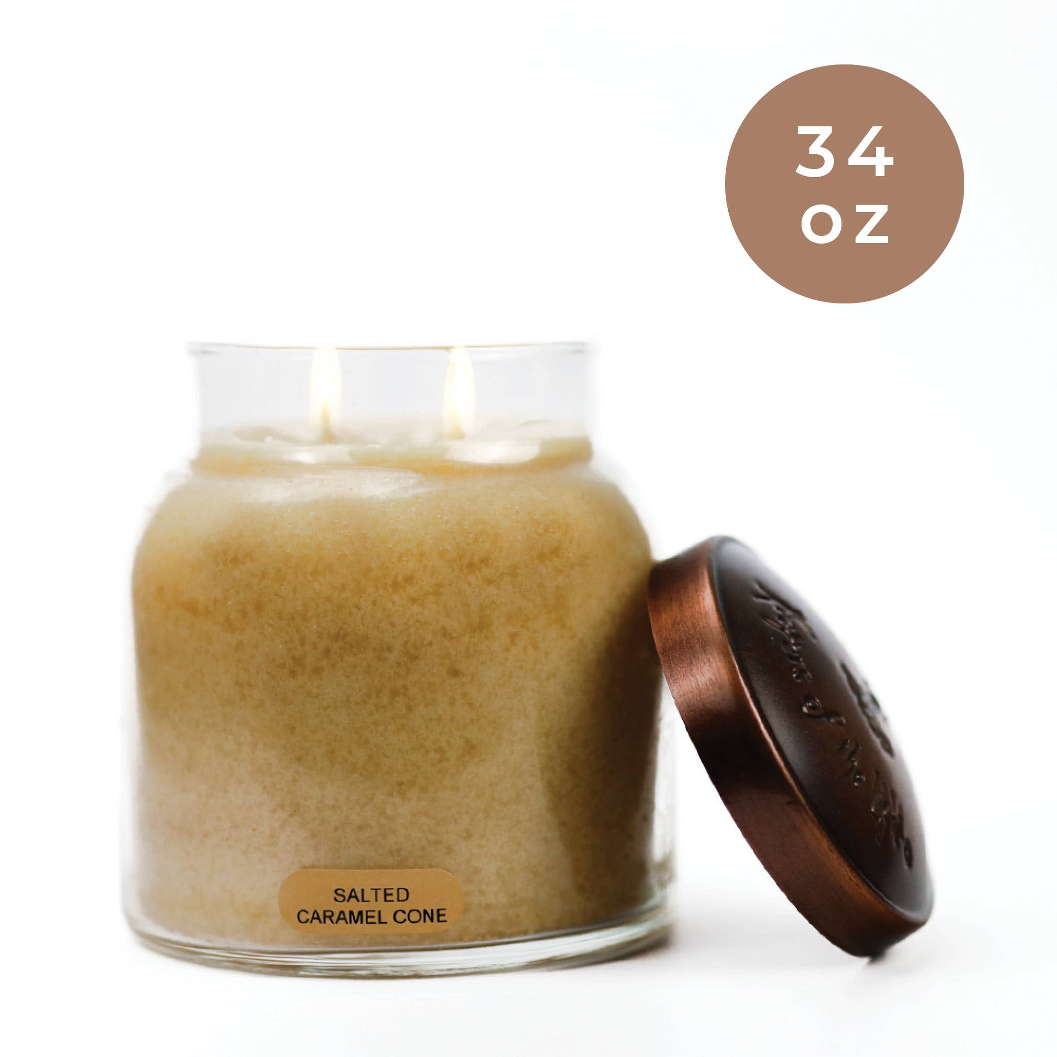 A Cheerful Giver – wholesale Burkljus – KOTL Papa Candle (34oz.) - Saltad karamellkon1