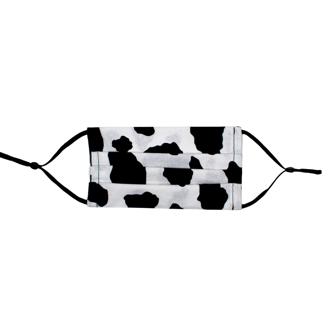 Bella Rea Swim - Wholesale Non-Medical Disposable Mask - Cow Print Face Mask0