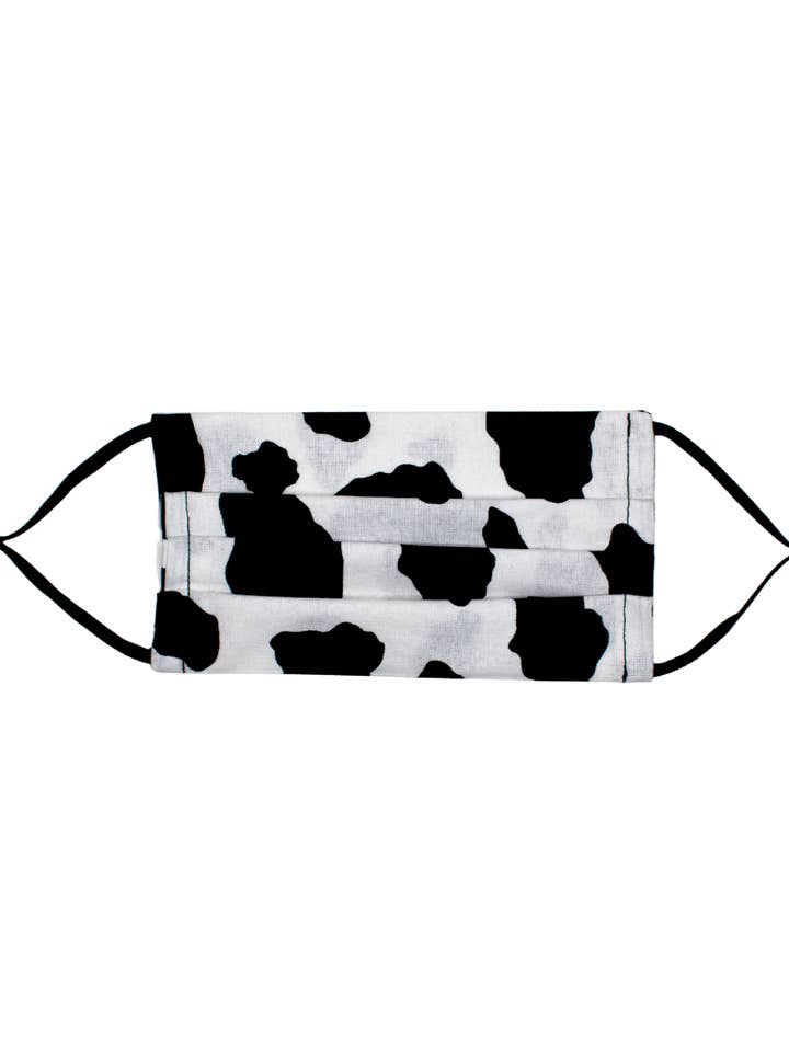 Cow Print Face Mask for wholesale by Bella Rea Swim