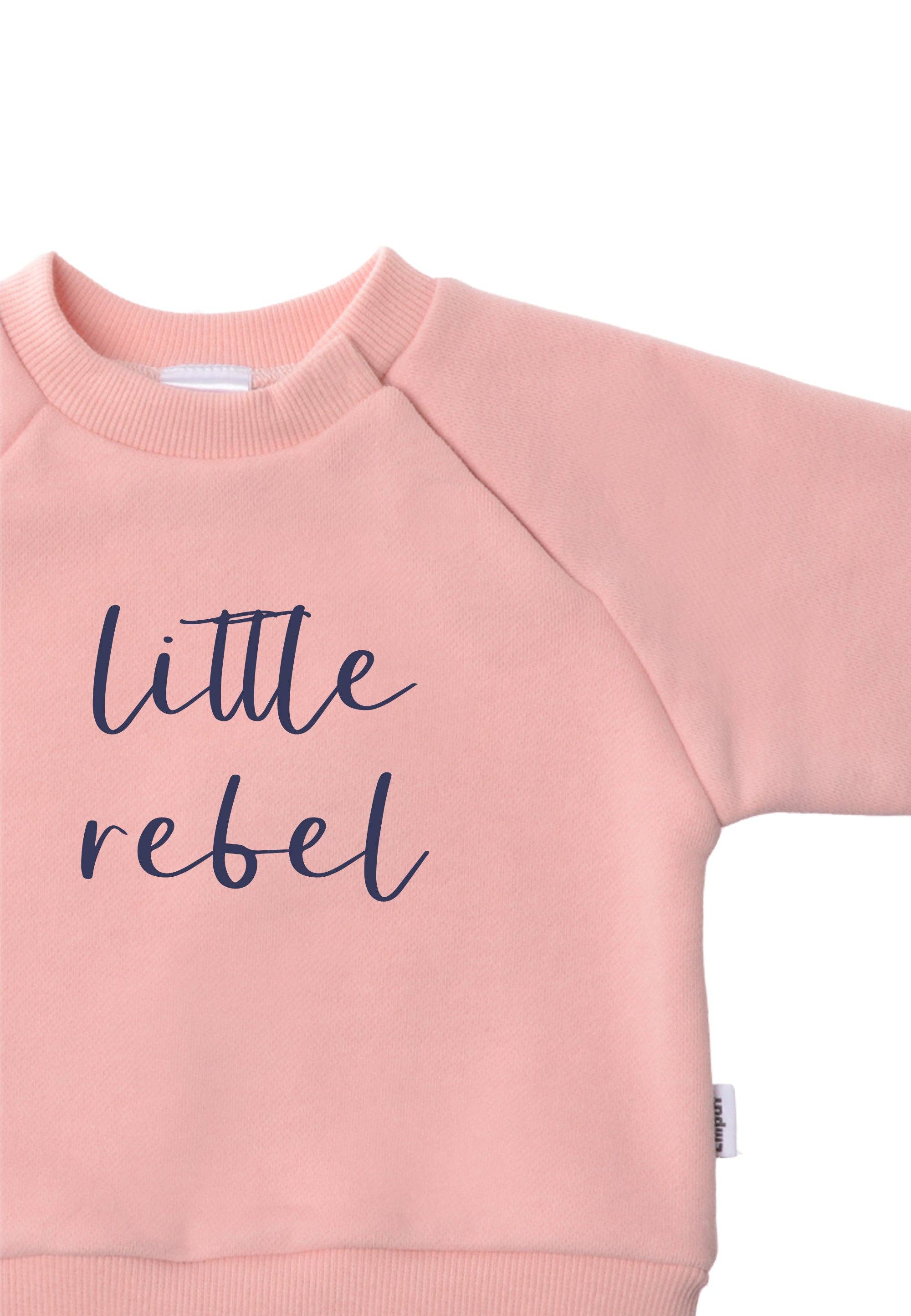 Liliput - Wholesale Sweatshirt - Kids - Sweatshirt in dusty pink with "little rebel" print2