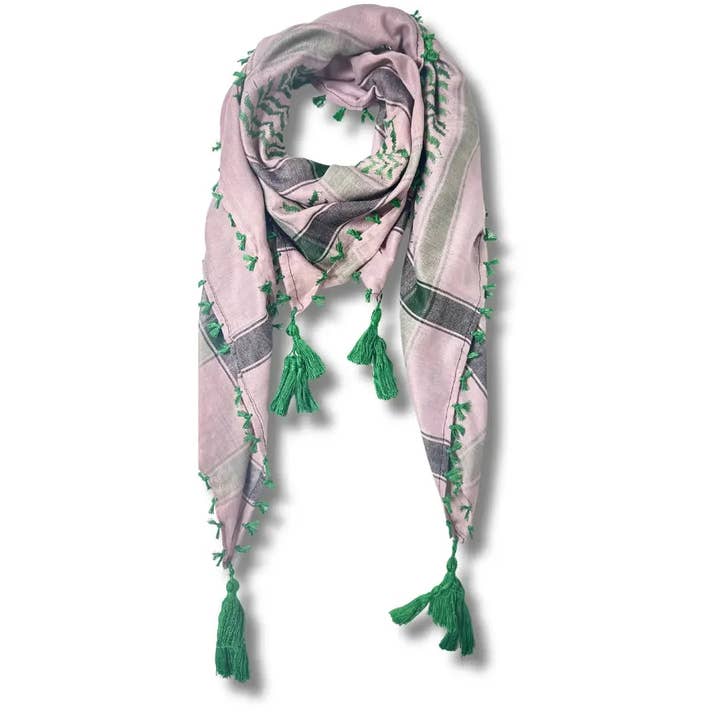 Palestinian Elegance - Wholesale Scarf - Women's - Colorful Kuffiyehs: Cultural Heritage and Versatile Style3