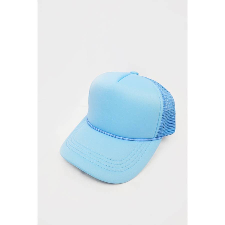 Love and Repeat - Wholesale Baseball Cap - Kids - Kids Classic Foam Solid Trucker Hat8