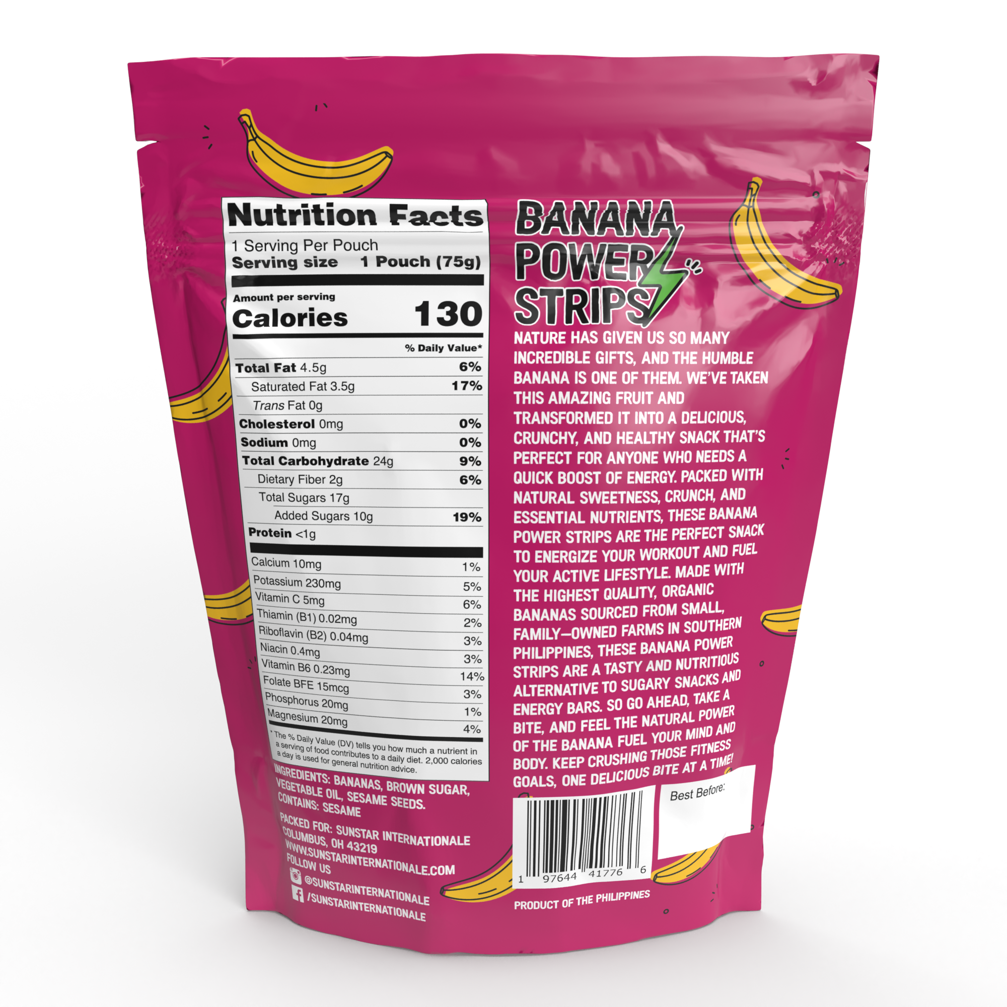 Banana Power Strips - Wholesale Fruit Snacks - Banana Power Strips2