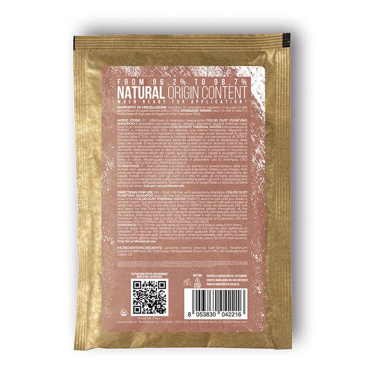 VISIONHAIRE SRL - Wholesale Hair Dye - Color Dust Vegetable Color - Professional Vegan formula - 40g -43