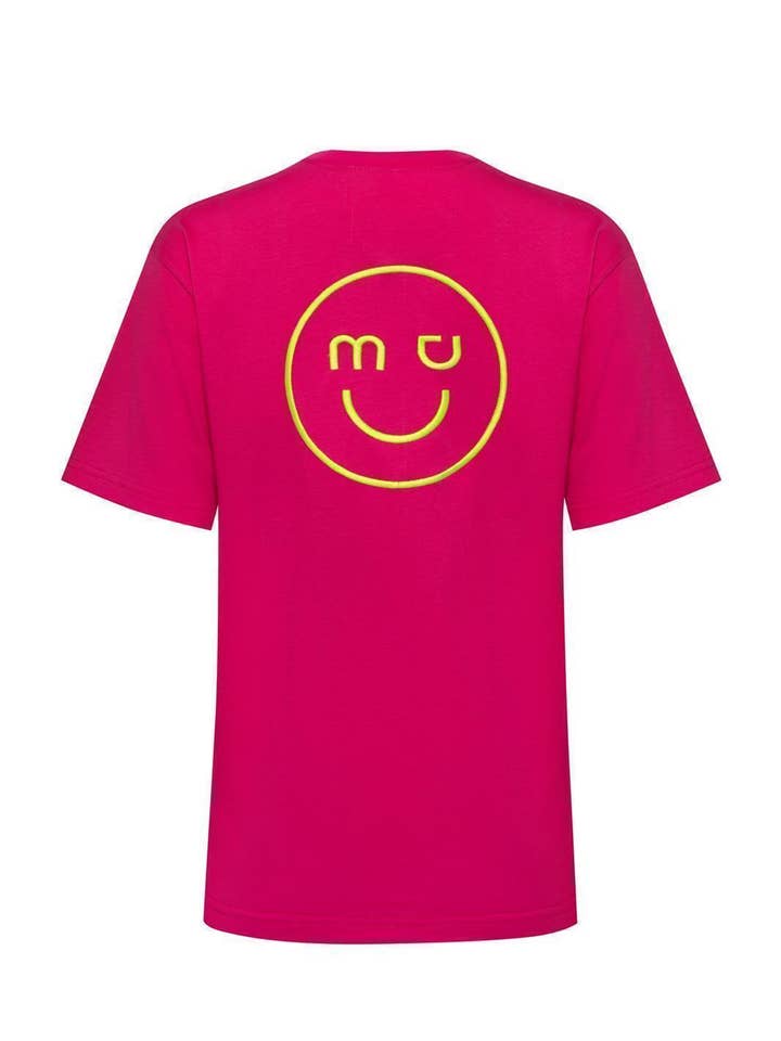 Smiley roze T-shirt voor wholesale door My Day My Dream