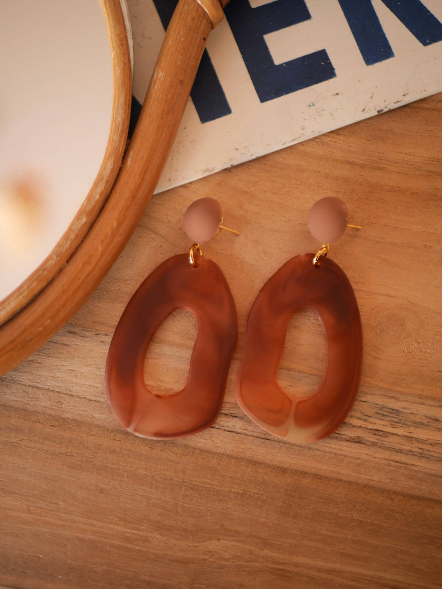 Azeria Création - Vente Boucles d'oreilles pendantes - Boucles d'oreilles Luz7