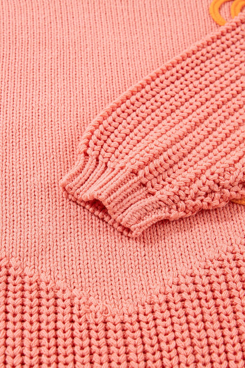 Fleur Pull de vacances de Thanksgiving brodé de citrouille en vente sur Faire4