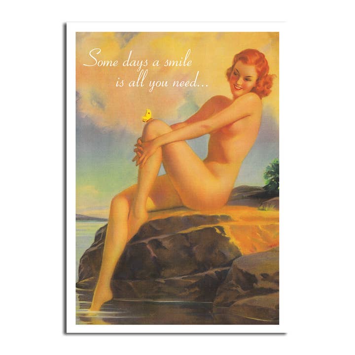 Allport Editions – wholesale Birthday card – Butterfly Pinup Accessorize Birthday Card