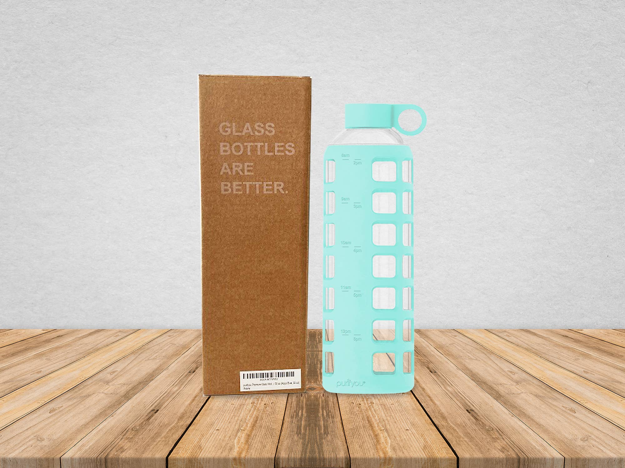 purifyou – wholesale Water bottle – purifyou® Premium Glass Water Bottle23