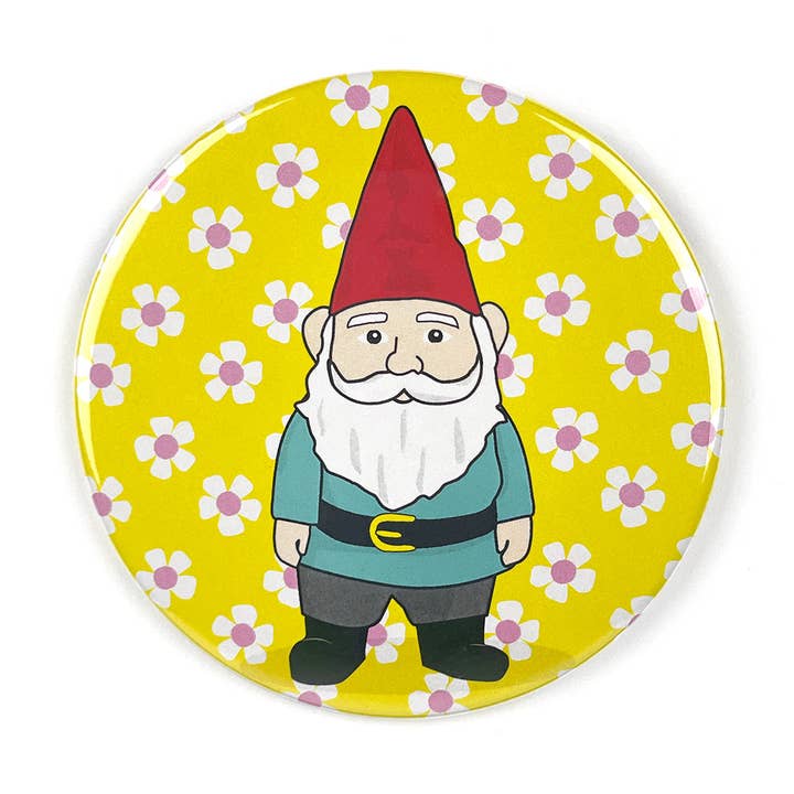 Miroir de poche nain de jardin pour la vente par Smarty Pants Paper