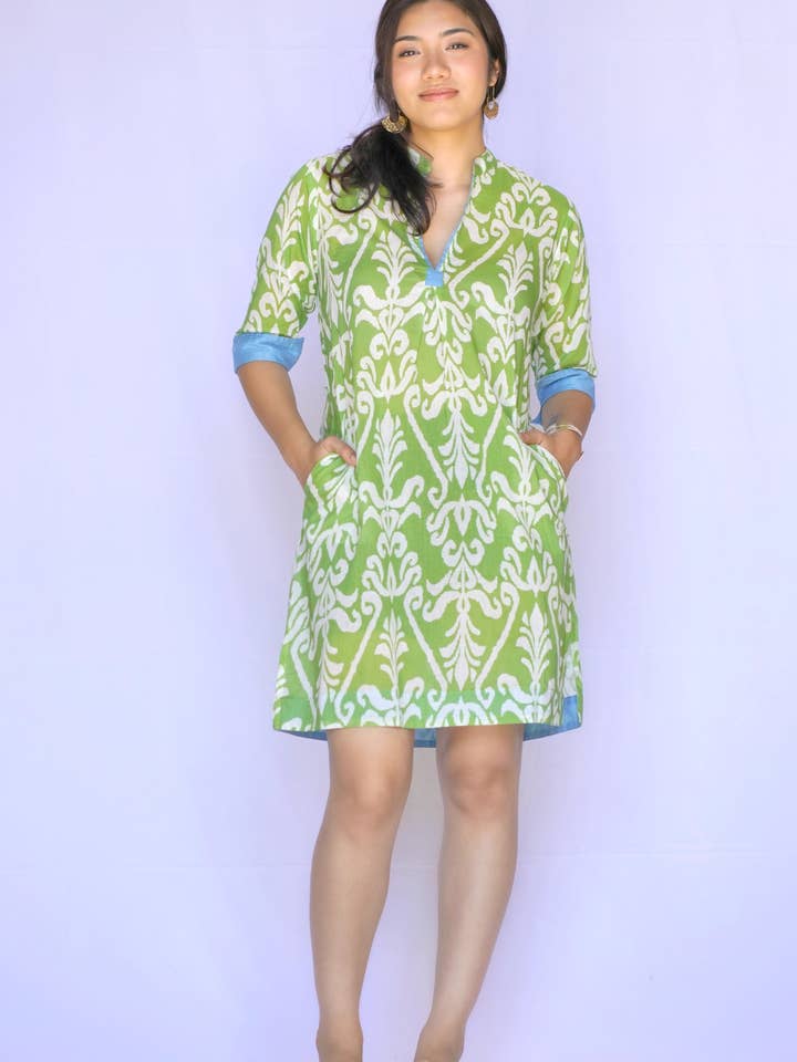 Dolma - Wholesale Dress - Women's - Amelia Dress - Lime1