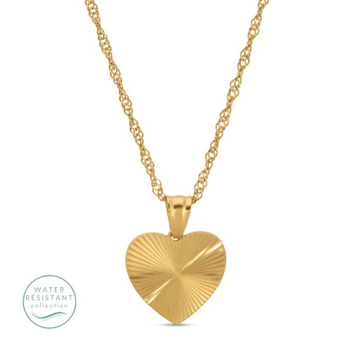 Heart Burst Water Resistant Pendant for wholesale by Splendid Iris