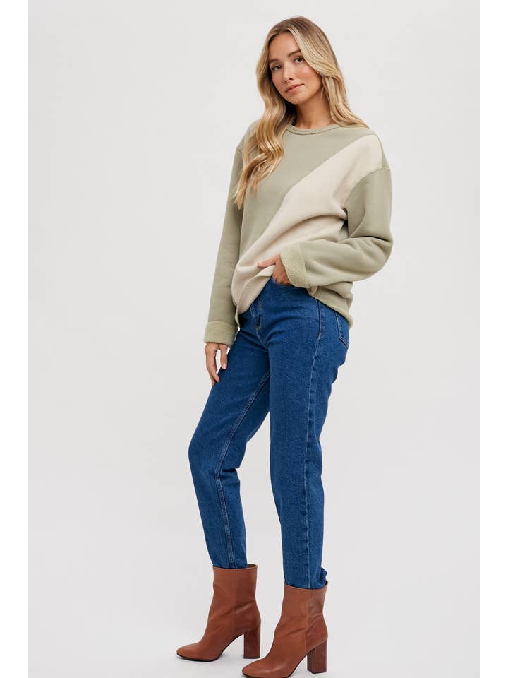 Bluivy - Vendita all'ingrosso Felpa - Donna - FELPE COLOR BLOCK17