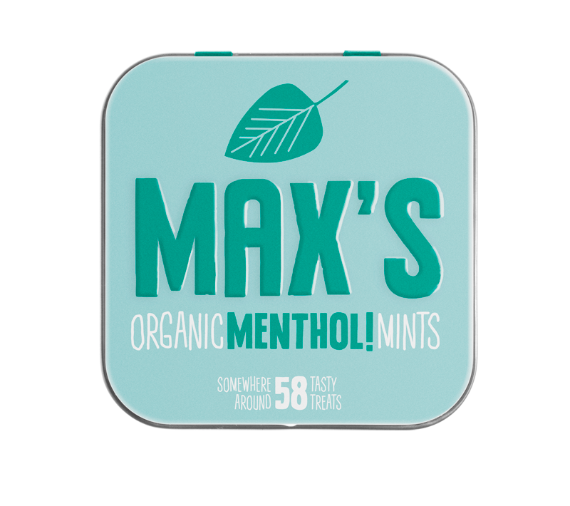Max's Organic Mints - Wholesale Mints - Max’s Organic Menthol Mints - 35gr1