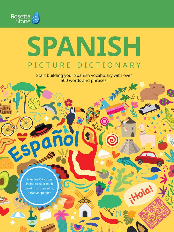 Rosetta Stone Spanish Picture Dictionary for wholesale by Carson Dellosa Education