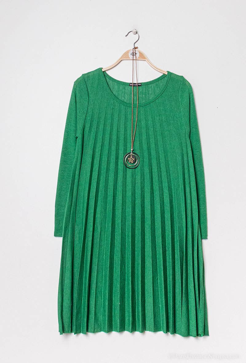 P&R STAR - Wholesale Dress - Women's - Pleated knit dress35