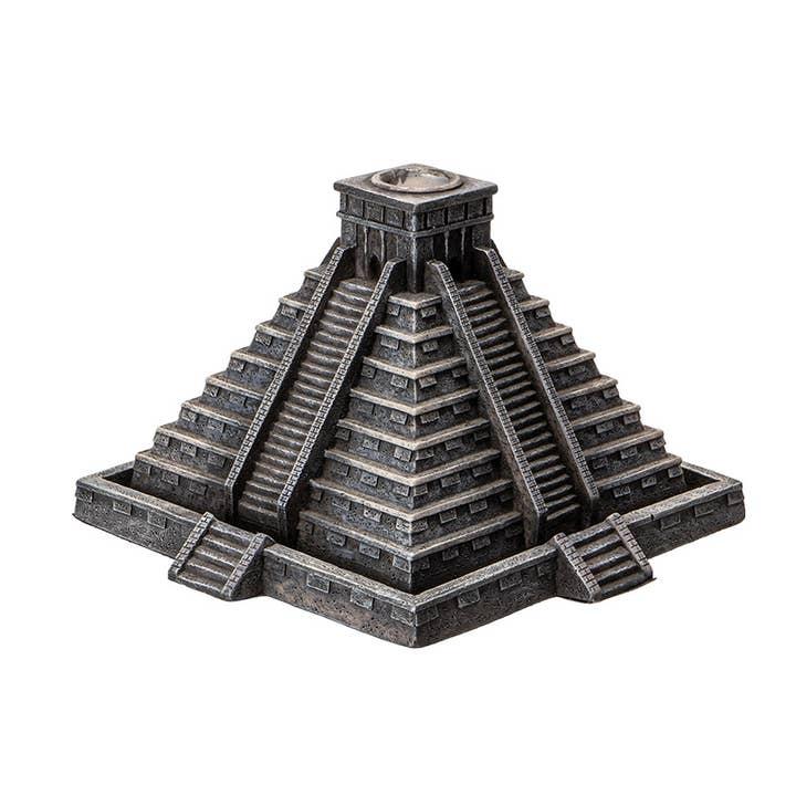 Pacific Trading - Wholesale Incense Holder - 15739 Aztec Pyramid Backflow Incense Burner