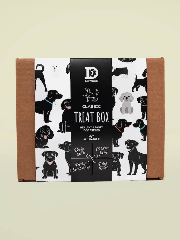 Classic Dog Treat Box – Natural, Hypoallergenic Gifting for wholesale by Dewkes Snacks for Dogs