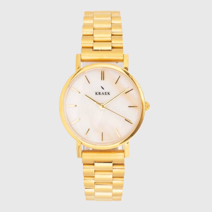 Hannah | Gold | Steel | 32 mm for wholesale by KRAEK Watches